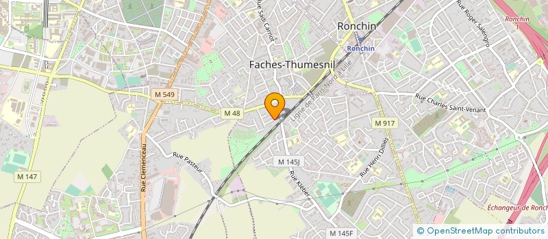 localisation de l'entreprise MONSIEUR BERTRAND SAUGIER à FACHES-THUMESNIL