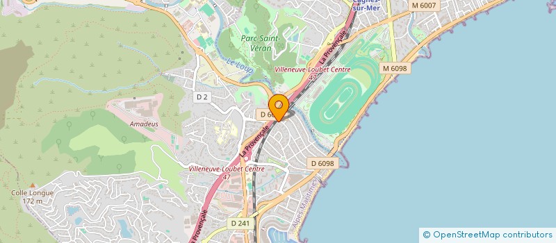 localisation de l'entreprise MONSIEUR BERTRAND SCHAEFER  VILLENEUVE-LOUBET