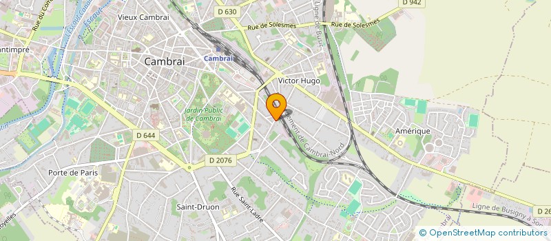 localisation de l'entreprise MONSIEUR BERTRAND SCHEHR  CAMBRAI