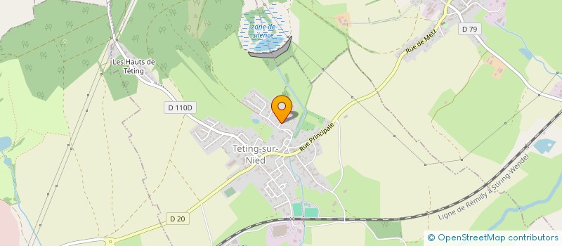 localisation de l'entreprise MONSIEUR BERTRAND SCHNEIDER  TETING-SUR-NIED