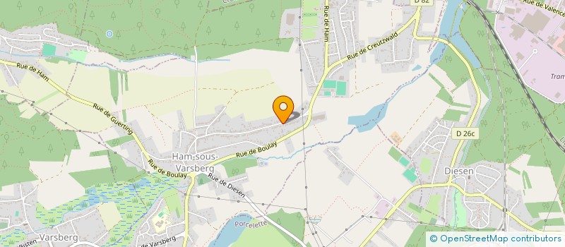 localisation de l'entreprise MONSIEUR BERTRAND SCHREINER  HAM-SOUS-VARSBERG