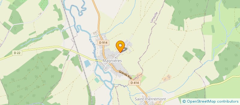 localisation de l'entreprise MONSIEUR BERTRAND SCHUHMACHER  MAGNIERES