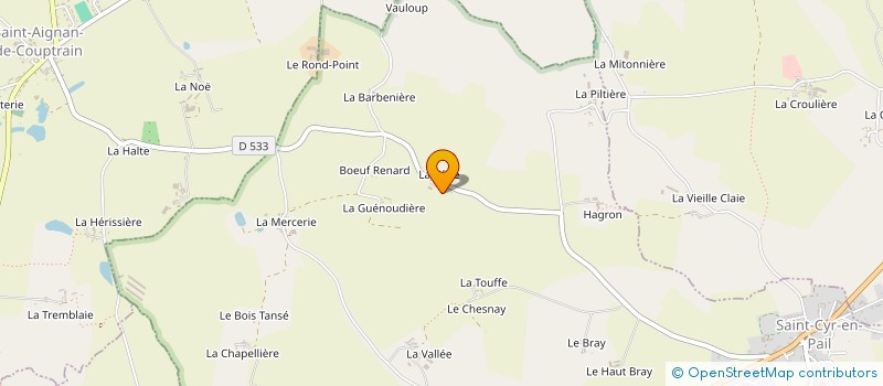 localisation de l'entreprise MONSIEUR BERTRAND SEGUENOT  SAINT-CYR-EN-PAIL