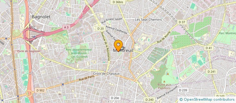 localisation de l'entreprise MONSIEUR BERTRAND SEITZ à MONTREUIL