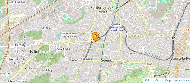localisation de l'entreprise MONSIEUR BERTRAND SENE à FONTENAY-AUX-ROSES