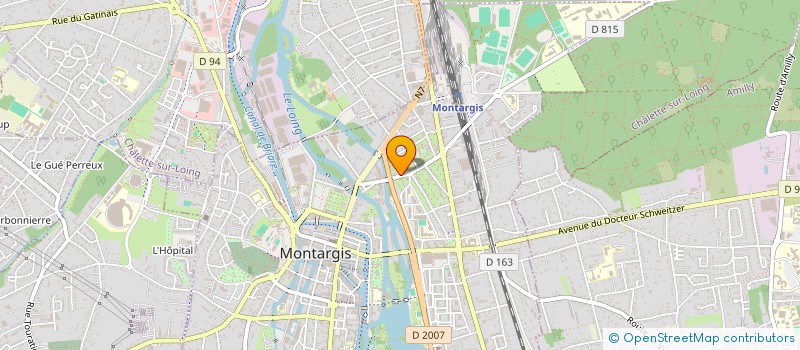 localisation de l'entreprise MONSIEUR BERTRAND SENECA à MONTARGIS