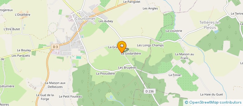 localisation de l'entreprise MONSIEUR BERTRAND SEREY à COURTOMER