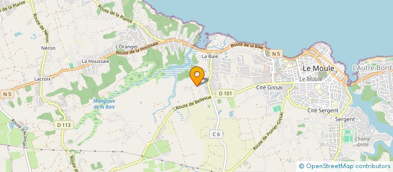 localisation de l'entreprise MONSIEUR BERTRAND SOLE à LE MOULE