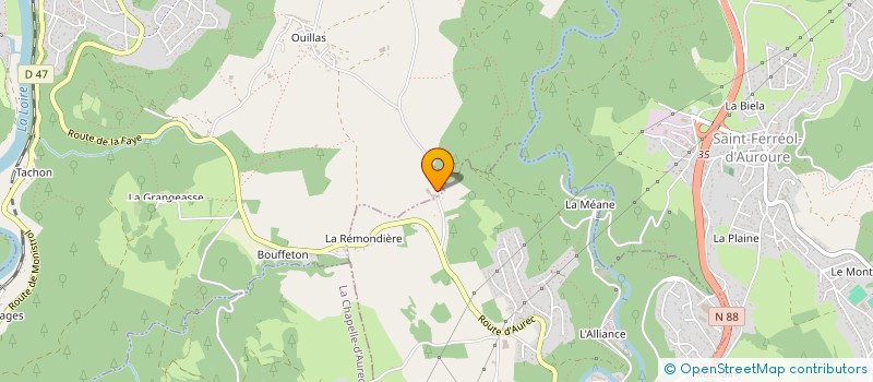 localisation de l'entreprise MONSIEUR BERTRAND SOMET à AUREC SUR LOIRE