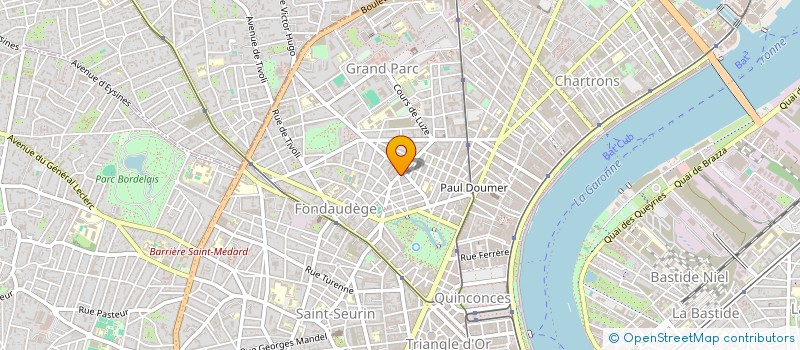 localisation de l'entreprise MONSIEUR BERTRAND SOUILLARD à BORDEAUX
