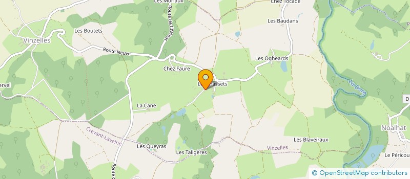 localisation de l'entreprise MONSIEUR BERTRAND TAILLARDAT à VINZELLES