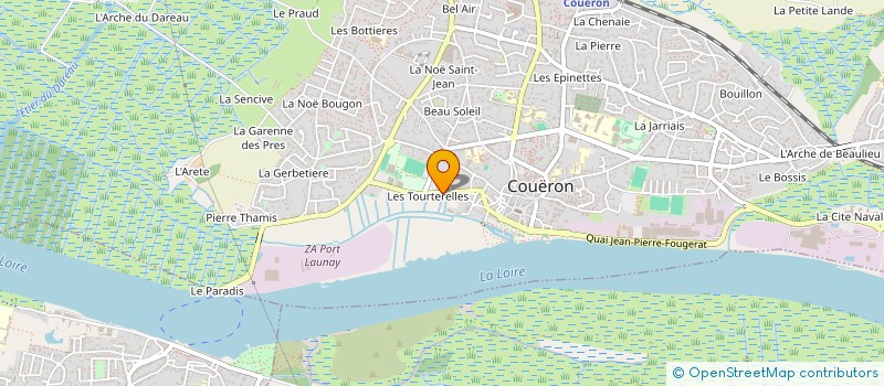 localisation de l'entreprise MONSIEUR BERTRAND TESSIER à COUERON