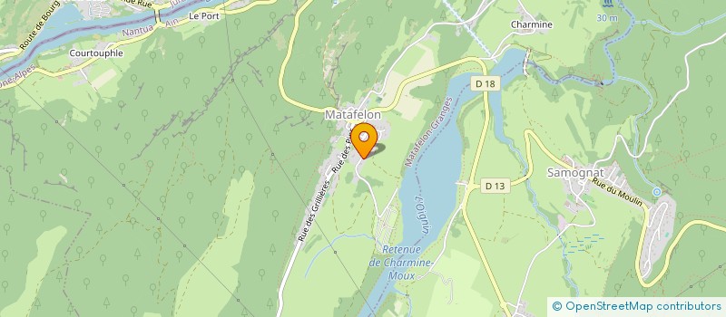 localisation de l'entreprise MONSIEUR BERTRAND THENARD  SAMOGNAT