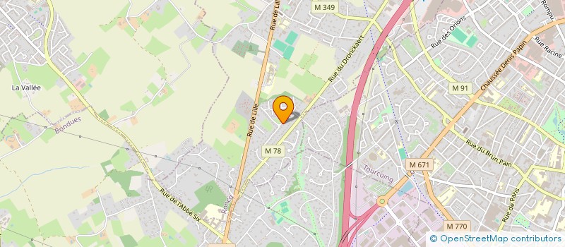 localisation de l'entreprise MONSIEUR BERTRAND THERY à RONCQ