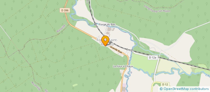 localisation de l'entreprise MONSIEUR BERTRAND THIEBAULT à LONGCHAMP-SUR-AUJON