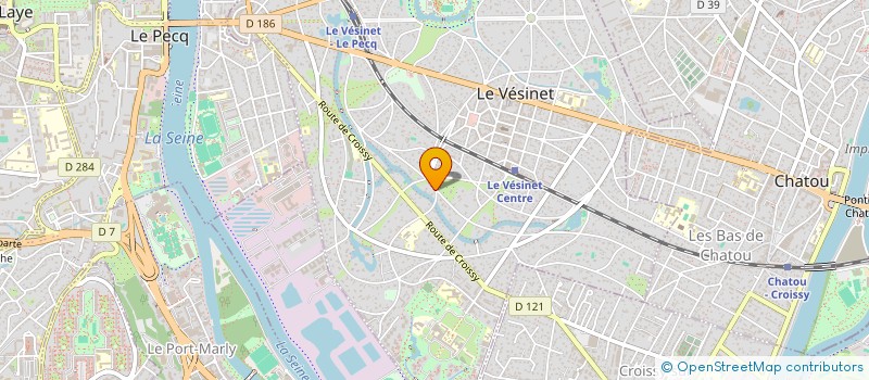 localisation de l'entreprise MONSIEUR BERTRAND THIMONIER  LE VESINET