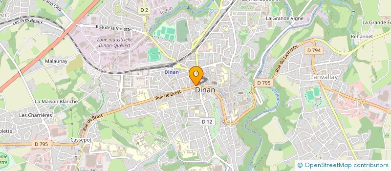localisation de l'entreprise MONSIEUR BERTRAND THIRIET à DINAN