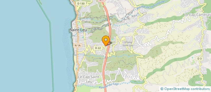 localisation de l'entreprise MONSIEUR BERTRAND THOMAS  SAINT-LEU