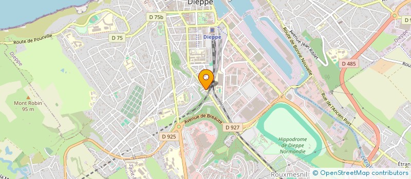 localisation de l'entreprise MONSIEUR BERTRAND THOMASSIN  DIEPPE