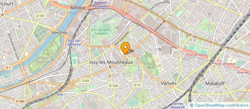 localisation de l'entreprise MONSIEUR BERTRAND THOUZEAU à ISSY-LES-MOULINEAUX