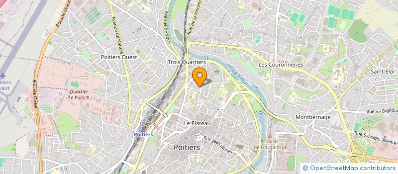 localisation de l'entreprise MONSIEUR BERTRAND TIESSEN  POITIERS