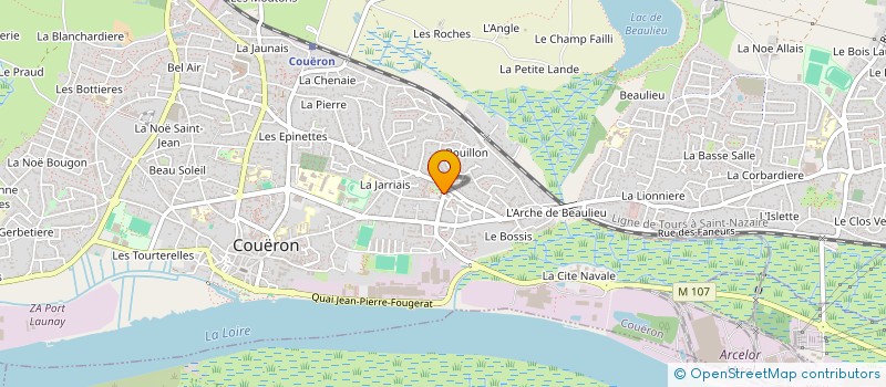 localisation de l'entreprise MONSIEUR BERTRAND TOURTELIER à COUERON