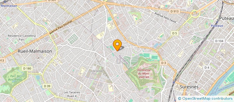 localisation de l'entreprise MONSIEUR BERTRAND TOUSSAINT à NANTERRE