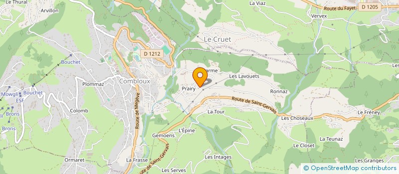 localisation de l'entreprise MONSIEUR BERTRAND TRONCHET à COMBLOUX