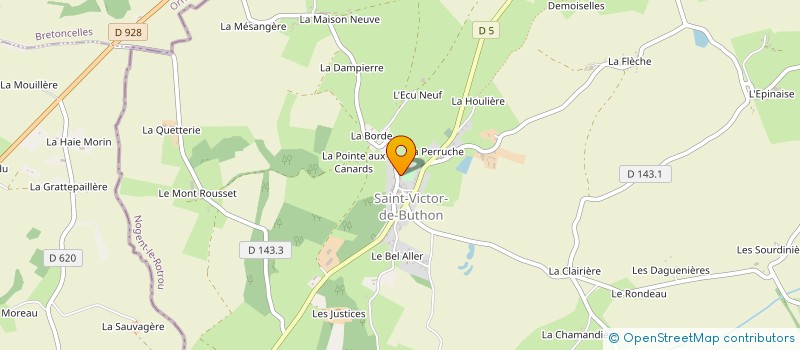 localisation de l'entreprise MONSIEUR BERTRAND TUVACHE à SAINT-VICTOR-DE-BUTHON