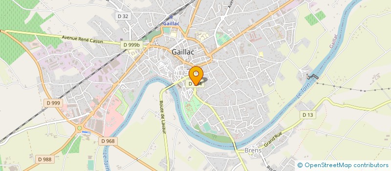 localisation de l'entreprise MONSIEUR BERTRAND URBAIN à GAILLAC