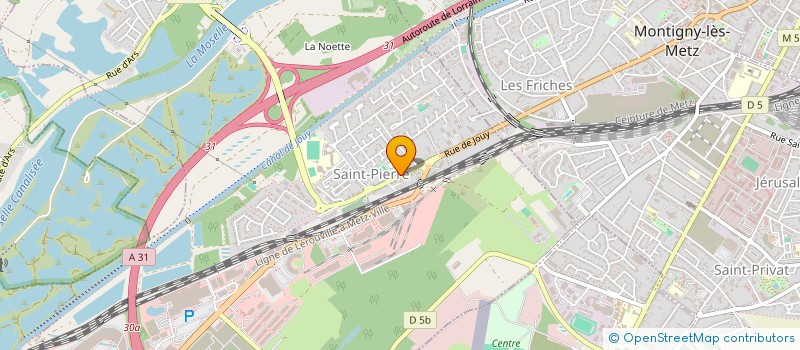 localisation de l'entreprise MONSIEUR BERTRAND VALENTIN  MOULINS-LES-METZ