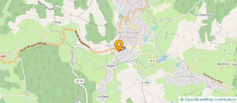 localisation de l'entreprise MONSIEUR BERTRAND VALLON  SAINT-NIZIER-DE-FORNAS