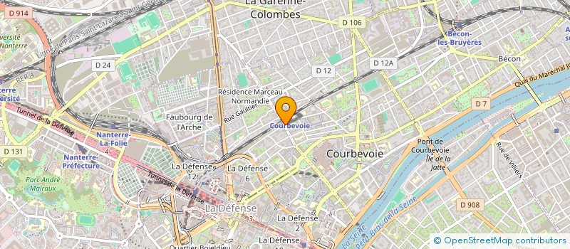 localisation de l'entreprise MONSIEUR BERTRAND VALUET à COURBEVOIE