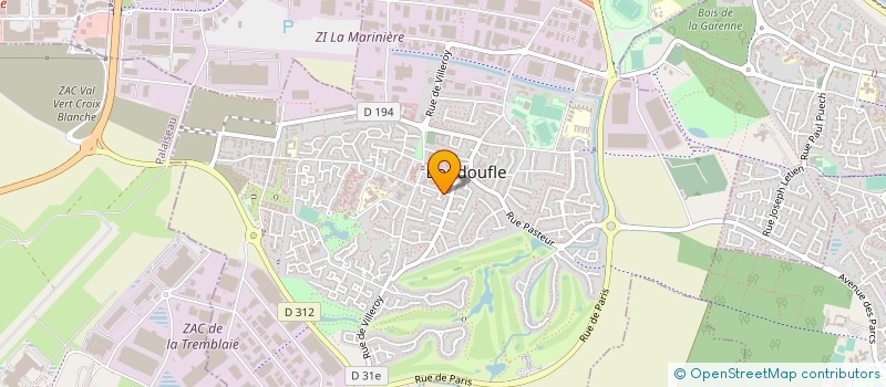 localisation de l'entreprise MONSIEUR BERTRAND VAN EFFENTERRE à BONDOUFLE