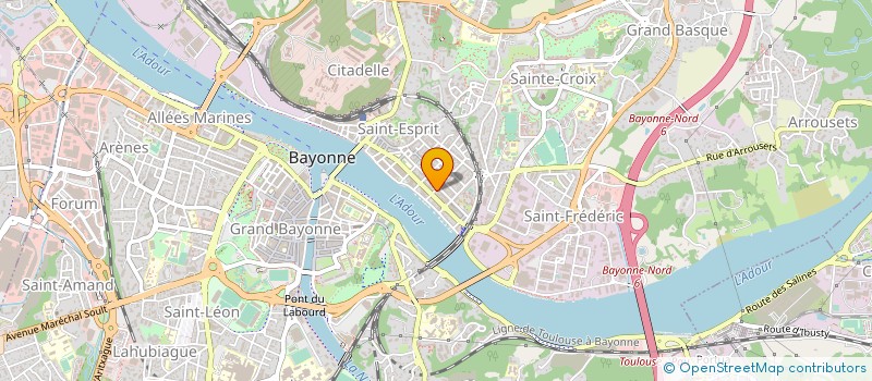 localisation de l'entreprise MONSIEUR BERTRAND VANDERHAEGHE à BAYONNE