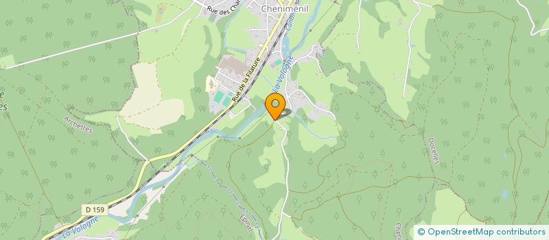 localisation de l'entreprise MONSIEUR BERTRAND VANIER  CHENIMENIL