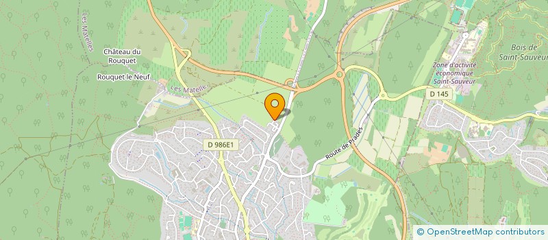 localisation de l'entreprise MONSIEUR BERTRAND VARENNE  SAINT-GELY-DU-FESC