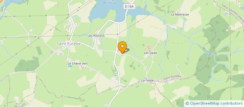 localisation de l'entreprise MONSIEUR BERTRAND VAUCHEY  SAINT-EUSEBE