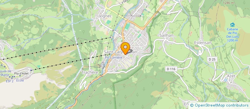 localisation de l'entreprise MONSIEUR BERTRAND VERDIER  SAINT-LARY-SOULAN