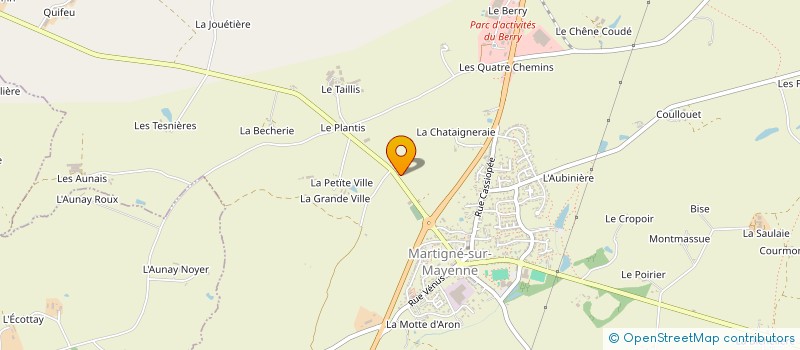 localisation de l'entreprise MONSIEUR BERTRAND VERGER à MARTIGNE-SUR-MAYENNE