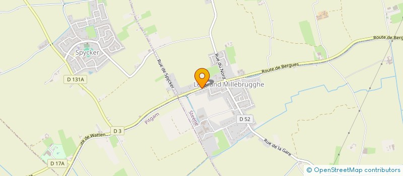 localisation de l'entreprise MONSIEUR BERTRAND VERMERSCH à STEENE