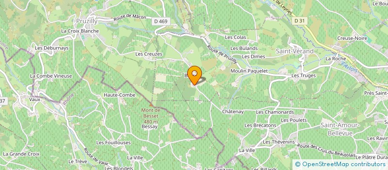 localisation de l'entreprise MONSIEUR BERTRAND VEYLON à SAINT-VERAND