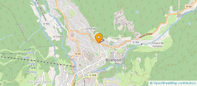 localisation de l'entreprise MONSIEUR BERTRAND VEYNE  BRIANCON