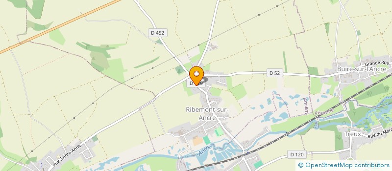 localisation de l'entreprise MONSIEUR BERTRAND VICART  RIBEMONT-SUR-ANCRE