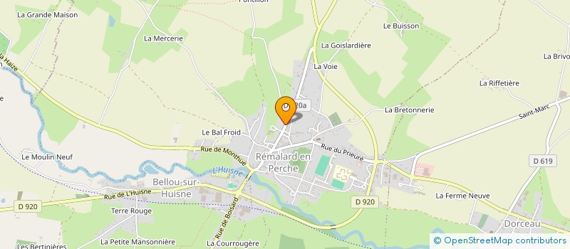 localisation de l'entreprise MONSIEUR BERTRAND VILLENEUVE à REMALARD-EN-PERCHE