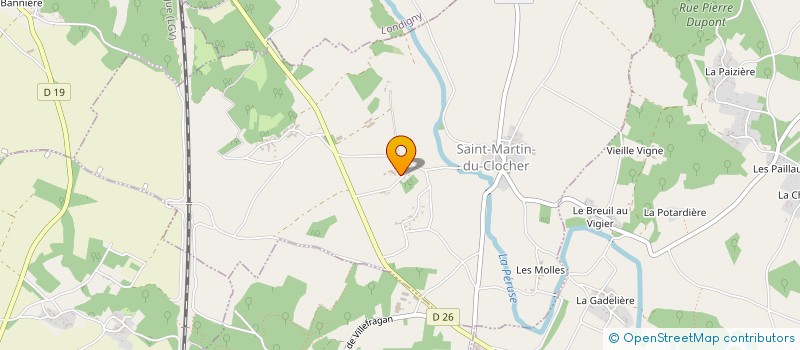 localisation de l'entreprise MONSIEUR BERTRAND VINCENT  COURCOME