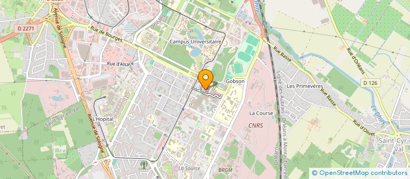 localisation de l'entreprise MONSIEUR BERTRAND VITRE à ORLEANS
