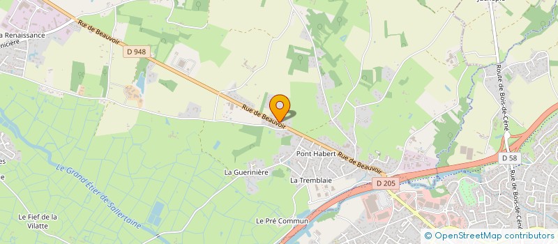localisation de l'entreprise MONSIEUR BERTRAND VRIGNAUD à SALLERTAINE
