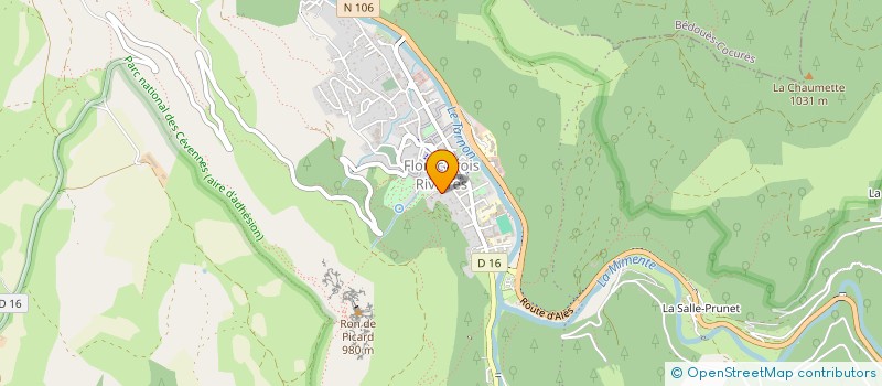 localisation de l'entreprise MONSIEUR BERTRAND WAQUET  CANS ET CEVENNES