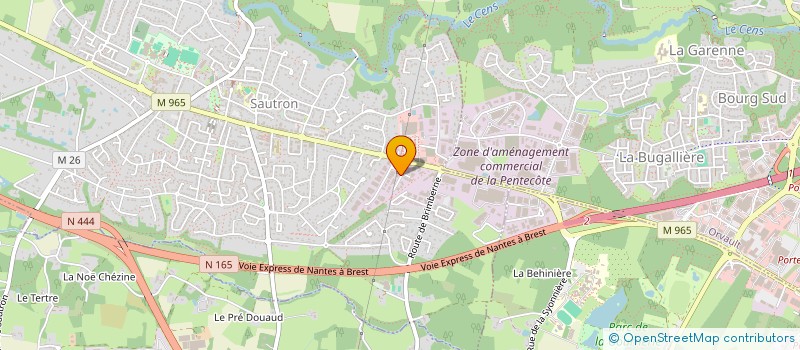 localisation de l'entreprise MONSIEUR BERTRAND WEYANT à SAUTRON